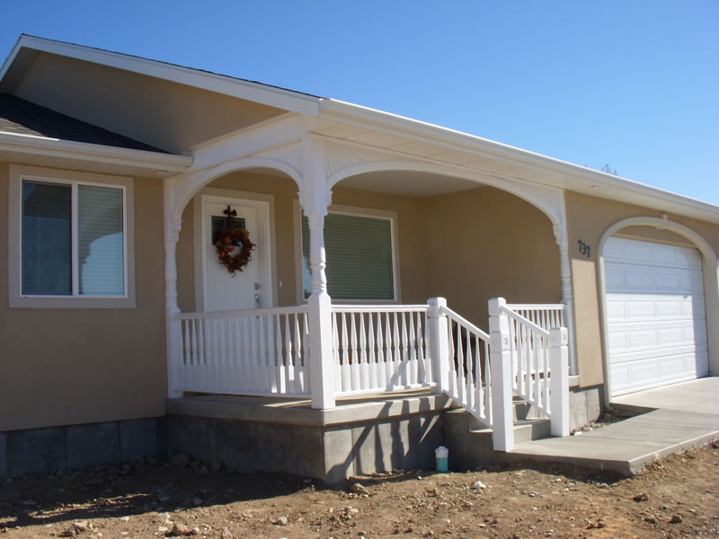 arched porch